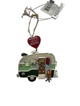 Midwest Home Sweet Home Camper Christmas Ornament Hanging Camping Trailer nwt - £6.80 GBP