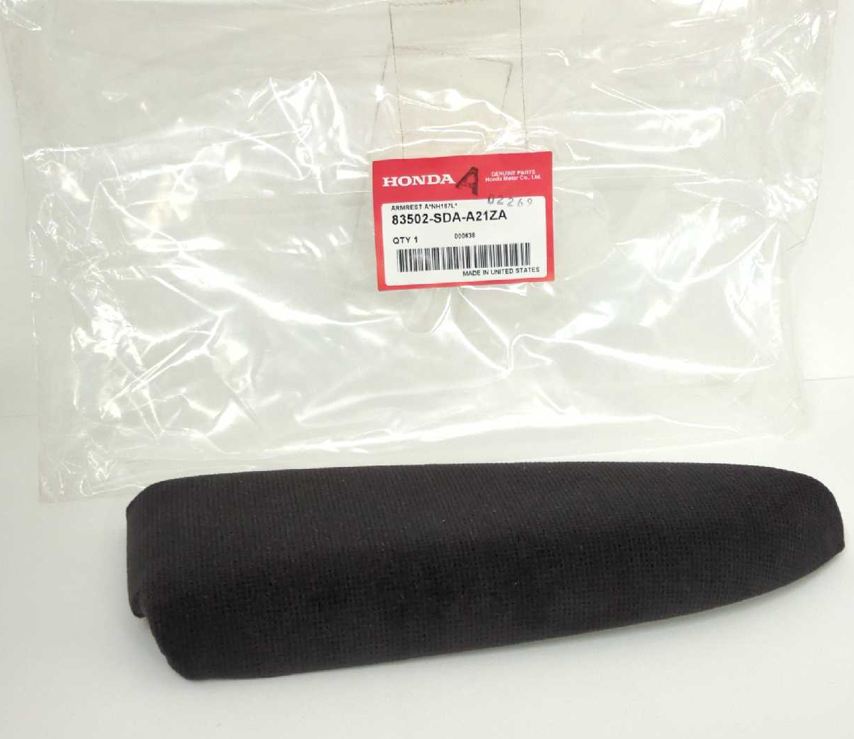 New OEM Genuine Honda RH Front Door Armrest 2003-2007 Accord Black Cloth... - £28.18 GBP