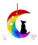 Dog Memorial Suncatcher Stained Glass Window Hanging Pet Sympathy Gift - €8,14 EUR