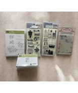 Lot Of Stampin&#39; Up + Cloud9 Design Rubber Cling Stamp Sets Home/Floral C... - $31.68