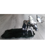 VTG Hoselton Moose Sculpture Recycled Aluminum Canada Signed No 2185 - $527.00 MXN