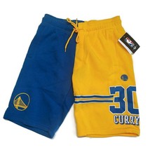 Golden State Warriors Stephen Curry #30 Basketball Shorts Mens S Blue Yellow - £22.95 GBP