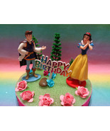 Snow White &amp; Prince Cake Topper Table Decor 6&quot; Styrofoam Base - OOAK - £17.71 GBP