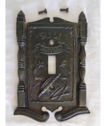 AMERICAN TACK &amp; HDWE Company 1968 Brass Light Switch Plate.  (#5924) - €16,49 EUR