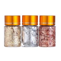 Bottle Shiny Sequins Art Decoration Filling Materials Jewelry Making Tool Gold L - £9.43 GBP+