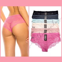 Youmita Allover Lace Mesh Sexy Cheeky Hipster Knicker Panties Underwears - $20.29+
