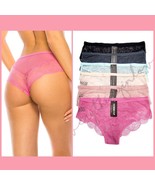 Youmita Allover Lace Mesh Sexy Cheeky Hipster Knicker Panties Underwears - $20.54+