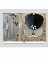 MLB New York Yankees (Blank) Men&#39;s Replica Baseball Jersey &amp; Snapback Hat - $135.58