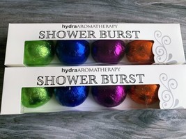 HydraAromatherapy Wellness Collection Shower Burst Pack of 4 Lot Of 2 St... - £35.02 GBP