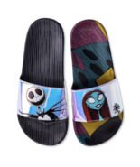 Disney&#39;s Nightmare Before Christmas Women&#39;s Slides Size 7 Jack &amp; Sally New - $24.18