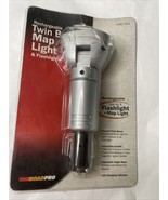 RECHARGABLE TOADPRO TWIN BEAM MAP LIGHT &amp; FLASHLIGHT Portable Easy To Ca... - $8.75