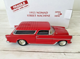 Danbury Mint 1955 Chevrolet Nomad Street Machine 1:24 Red Original Packaging - £45.39 GBP