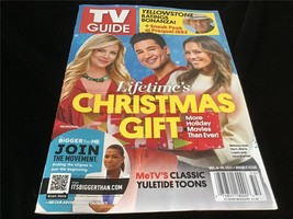 TV Guide Magazine Dec 6-19, 2021 Lifetime&#39;s Christmas Gift, Yellowstone Ratings - £6.94 GBP