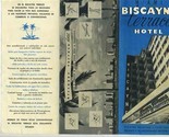 Biscayne Terrace Hotel Brochure Miami Beach Florida 1940&#39;s in Spanish  - £37.33 GBP