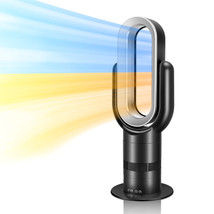 26-inch Space Heater Bladeless Tower Fan, Heater &amp; Coolingn Combo, with Remote - $142.75