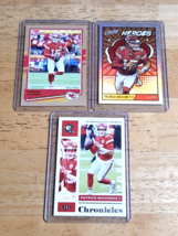 Patrick Mahomes Chiefs Lot (3) Rare Donruss Press PROOF/ Heroes HOLO/ Chronicles - £14.37 GBP