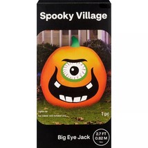 Spooky Village Inflatable Big Eye Jack Airblown Indoor Outdoor 2.7 ft Ha... - $29.69