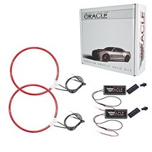 Fits Oracle 05-07 Dodge Magnum CCFL Red Halo Rings Fog Lights Bulbs - $105.40