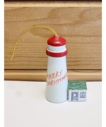 Vintage Nautical Lighthouse Christmas 1970 Handmade Maine 3&quot; Ornament - $35.18 CAD