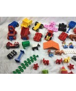 Lego Duplo Big Lot Zoo People Blocks Vehicles Pieces Lot #1 - €42,56 EUR