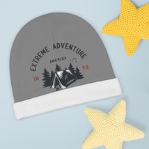 Unisex Baby Beanie Hat - &quot;Outdoors&quot; Adventure Print on Both Sides - £19.47 GBP