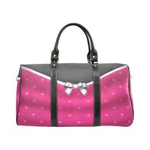 Pink And Black Bow Style Travel Bag - £55.93 GBP+
