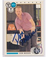 Don Moser Signed Autographed 1990 Kingpins Bowling Trading Card - $285.10 MXN