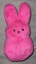 PEEPS Heatable Huggable EASTER Bunny Rabbit Plush 12&quot; Pink - £19.38 GBP