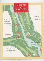 Expo 93 Brochure GTE Byron Nelson Classic Four Seasons Resort 1993 - £17.12 GBP