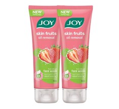Joy Skin Fruits Oil Removal Fruit Infused Strawberry Face Wash - (2 x 100ml) - £14.97 GBP