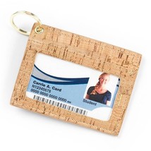 Cork Wallet Keychain ID Card Holder - £13.39 GBP