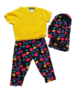 Vintage 1995 Gymboree Rainbow Tag Holiday Velour Outfit Set Lot Small 4 ... - £47.36 GBP