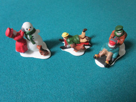 2 Boxes Of Christmas Figurines Nib Depart 56 Heritage Village Original - £59.21 GBP