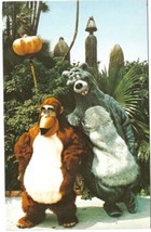 Florida Postcard Walt Disney Magic Kingdom Baloo King Louie Adventureland - $2.96