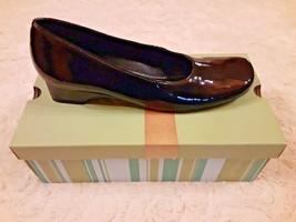 Trotters &quot;EMANUELLE&quot; Black Leather Women&#39;s Comfort Shoe Size 8 1/2 S New in Box - £18.50 GBP