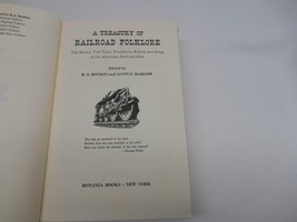 Old Vtg 1953 Book A TREASURY OF RAILROAD FOLKLORE by Botkin &amp; Harlow Har... - £15.68 GBP