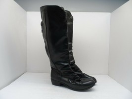 MIA Women&#39;s 15&quot; Pacey Tall Riding Back Zipper Boot Black Size 8M - $21.37