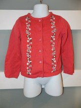 Janie and Jack Coral Cardigan Size 4T Girl&#39;s EUC - $23.36