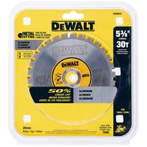 DEWALT Circular Saw Blade, 5 3/8 Inch, 30 Tooth, Aluminum Cutting (DW9052) - $33.99