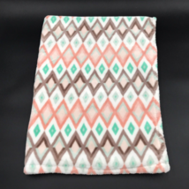 Baby Starters Blanket Diamond Single Layer Aztec Abstract Geometric - £17.42 GBP