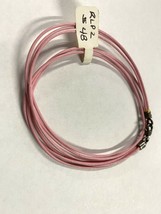 Authentic Kameleon Triple Strand Pink Cord Choker, Sterling Silver Clasp... - $445.62 MXN