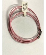 Authentic Kameleon Triple Strand Pink Cord Choker, Sterling Silver Clasp... - $435.35 MXN