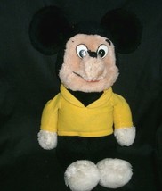 15&quot; VINTAGE ANTIQUE MICKEY MOUSE KNICKERBOCKER STUFFED ANIMAL PLUSH TOY ... - $23.75