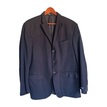 Vintage Polo Ralph Lauren Suit Jacket Mens 46R Navy 3 Button Made In Italy Wool - £33.62 GBP