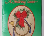Christmas A Sharing Time Designs by Gloria &amp; Pat Cross Stitch Floral Boo... - $6.92