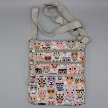 Owl Pattern Crossbody Bag Purse Adjustable Strap Zippered Pouch Entry Mu... - $14.84