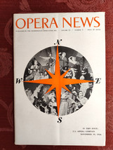 Rare Metropolitan Opera News Magazine November 19 1956 - £11.41 GBP