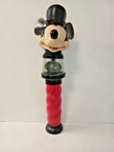 Vintage Walt Disney Mickey Mouse Feld Entertainment Spinning Flashlight - WORKS - £22.13 GBP
