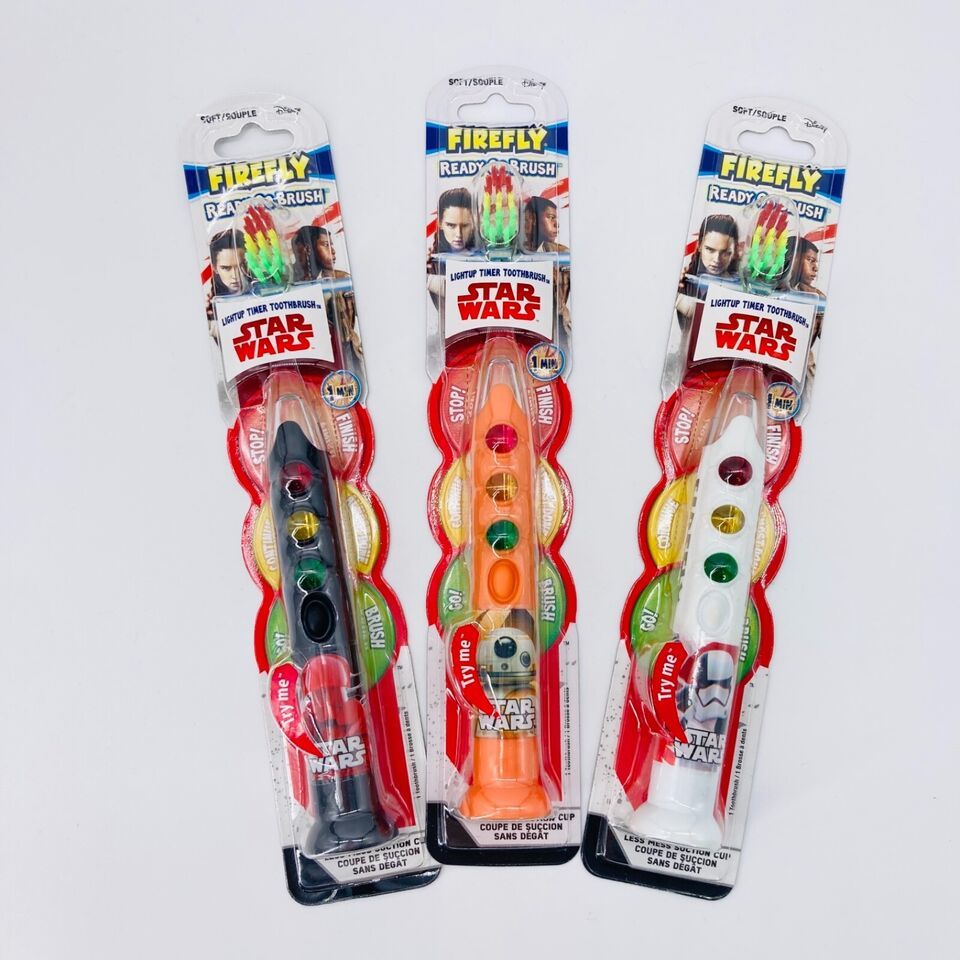 Disney Firefly Star Wars Ready Go Light-up Toothbrush Suction Cup - Choo... - $3.97