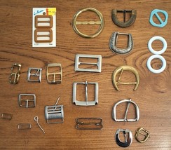 Vintage Sewing Notions (15+ pcs) Buckles Closures Connectors - $4.99